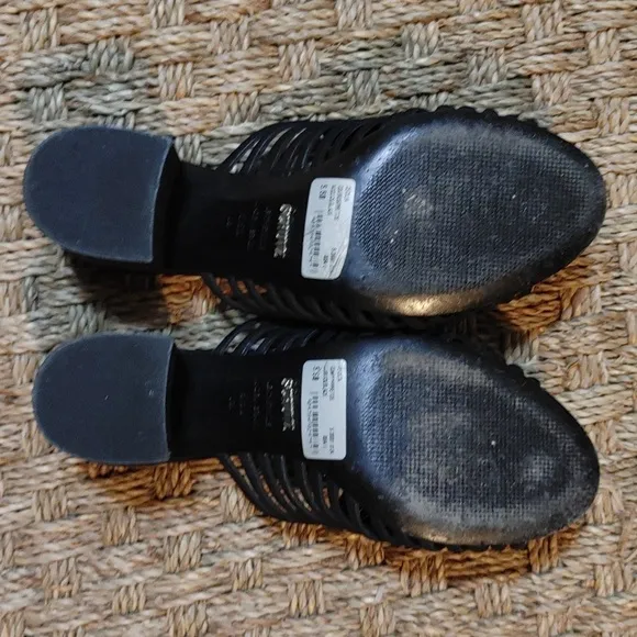 Schutz Black Cecilia Slip-on Shoes