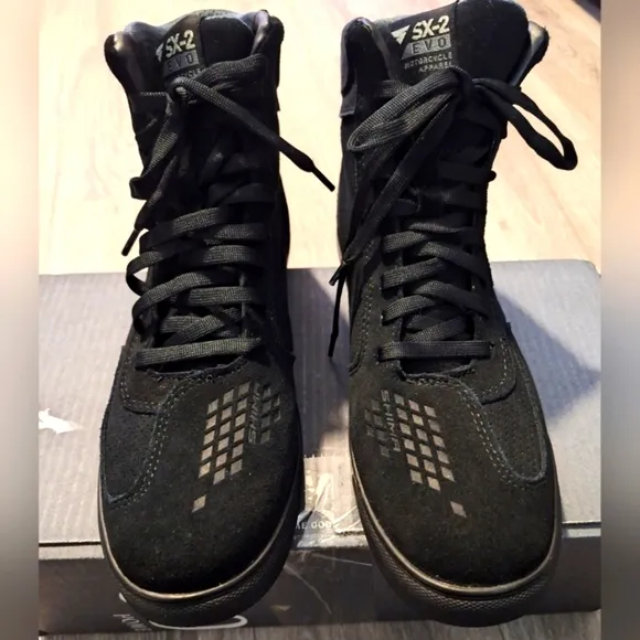 Shima SX-2 Evo Motorcycle Shoes Mens Sz 12 New