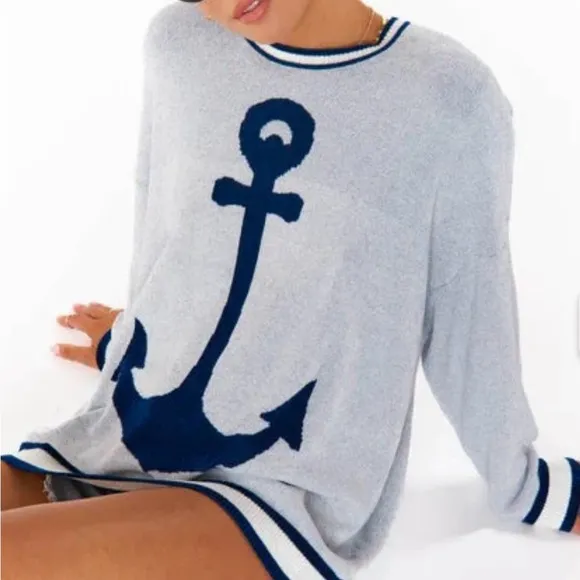 Show Me Your MuMu ADVENTURE SWEATER ANCHOR GRAPHIC KNIT