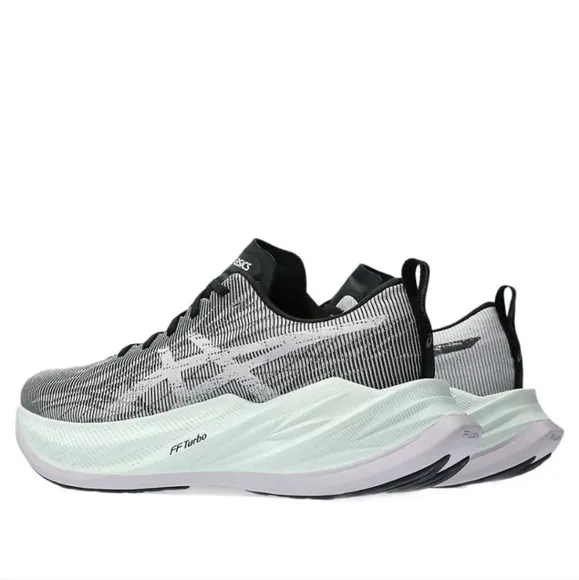 Size 10 Asics Superblas Black Lilac Hint, New No Box