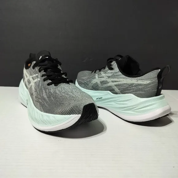 Size 10 Asics Superblas Black Lilac Hint, New No Box