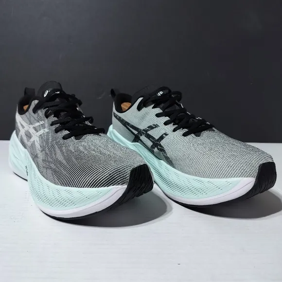 Size 10 Asics Superblas Black Lilac Hint, New No Box