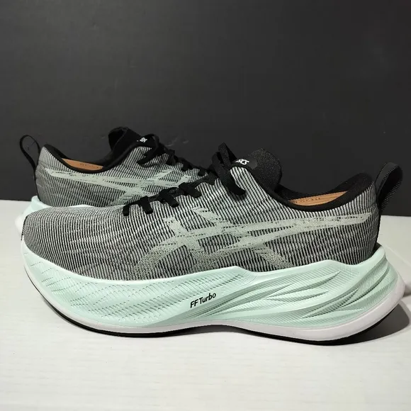 Size 10 Asics Superblas Black Lilac Hint, New No Box