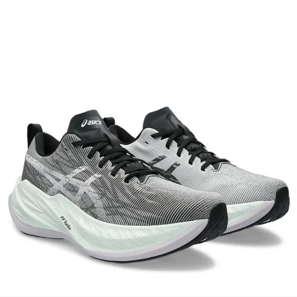 Size 10 Asics Superblas Black Lilac Hint, New No Box