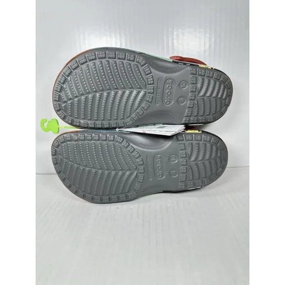 Size 8M/10W Crocs Cars Classic Clog Mater Tow Hook Disney Pixar 209371-0DA NEW