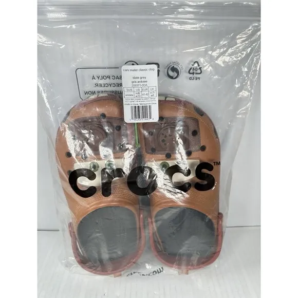 Size 8M/10W Crocs Cars Classic Clog Mater Tow Hook Disney Pixar 209371-0DA NEW