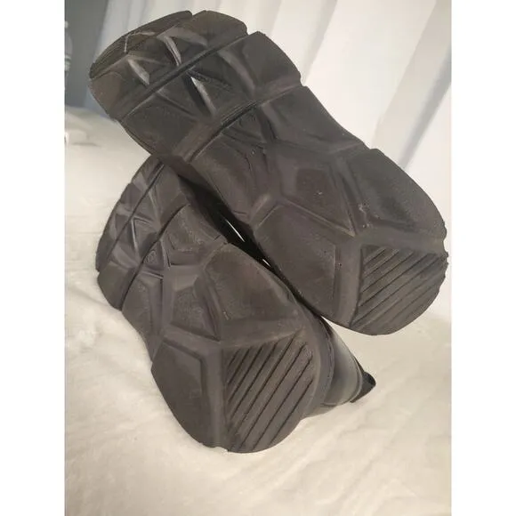 Size 9.5 Black Valentino Sneakers‎ Stretch Slip On Shoes