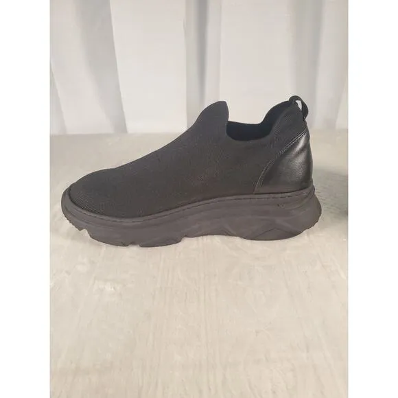 Size 9.5 Black Valentino Sneakers‎ Stretch Slip On Shoes