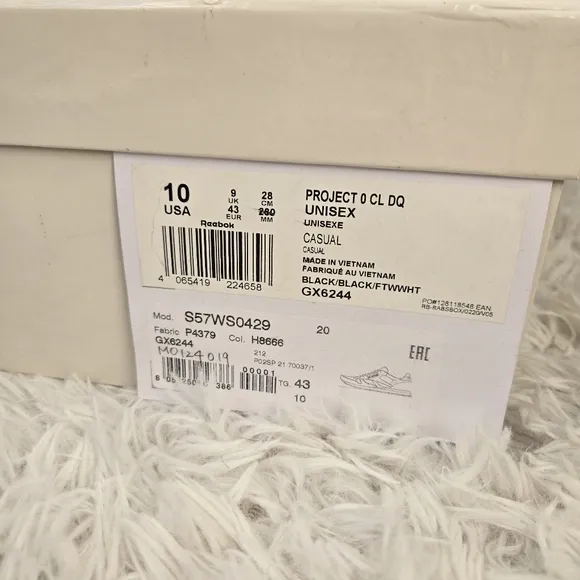 Size US M 10 EU43 - Reebok Classic Tabi Decortique Low Maison Margiela (w/ Box)