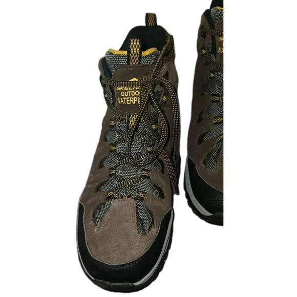 Skechers Men's Rickter-Branson Waterproof Hiking Boot Shoe Sz. 10 Excellent