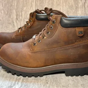 Skechers Verdict 4442 Men’s Brown Leather Comfort Waterproof Boots Sz 11.5