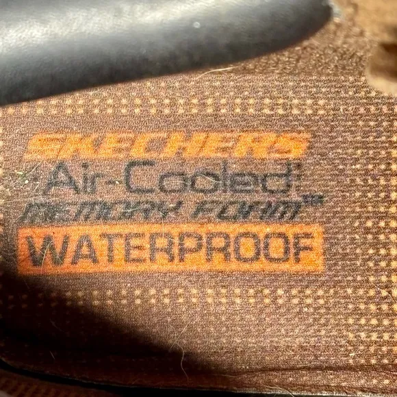 Skechers Verdict 4442 Men’s Brown Leather Comfort Waterproof Boots Sz 11.5
