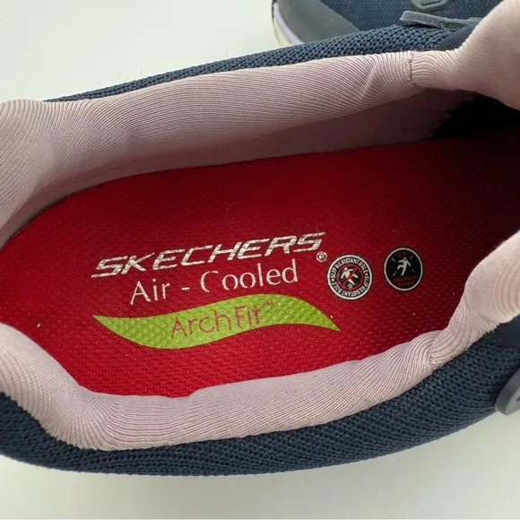 Skechers Work Arch Fit Serena Slip On Slip Resistant Tennis Shoes Sneakers 6.5