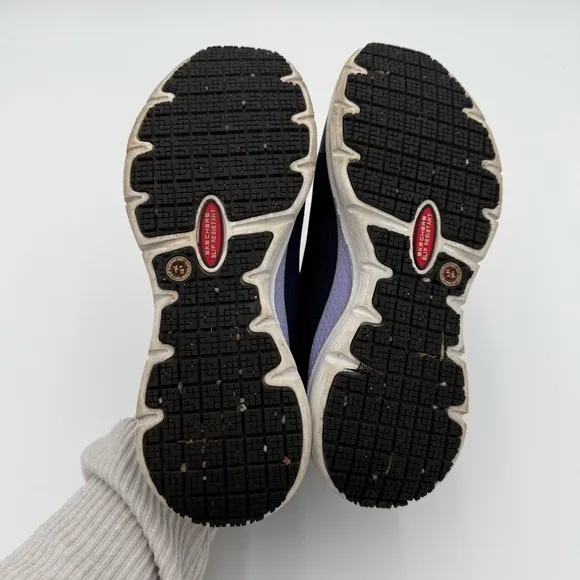Skechers Work Arch Fit Serena Slip On Slip Resistant Tennis Shoes Sneakers 6.5