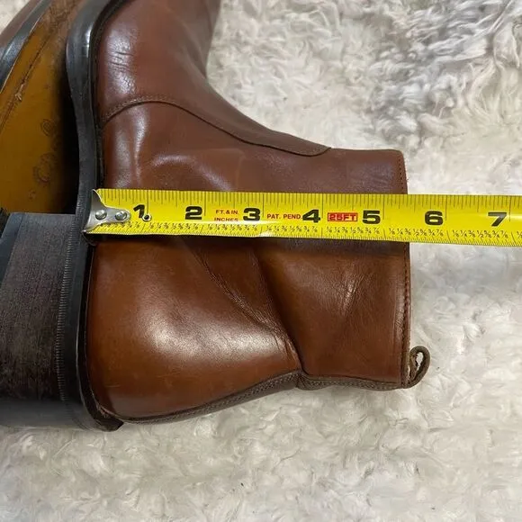 Skechers Collection Made in Italy Men's Brown Leather Ankle Boots SZ10.