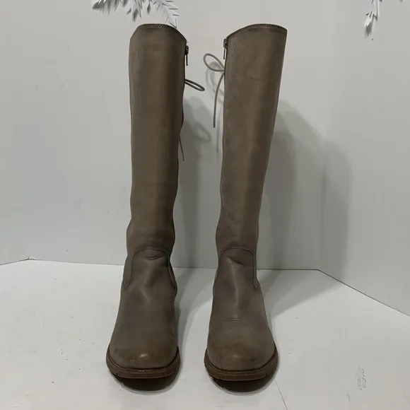 Sofft Genuine Leather Lace Up Boots “Sharnell ll” grey