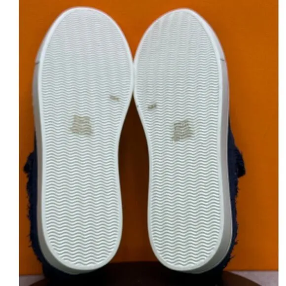 Sole Society Belynda Dark Blue Denim Slide Size 9.5 M EU 41 NEW W BOX
