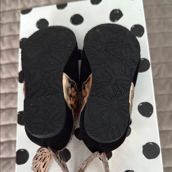 SOPHIA WEBSTER Black Kids Shoes with Bunny Ears