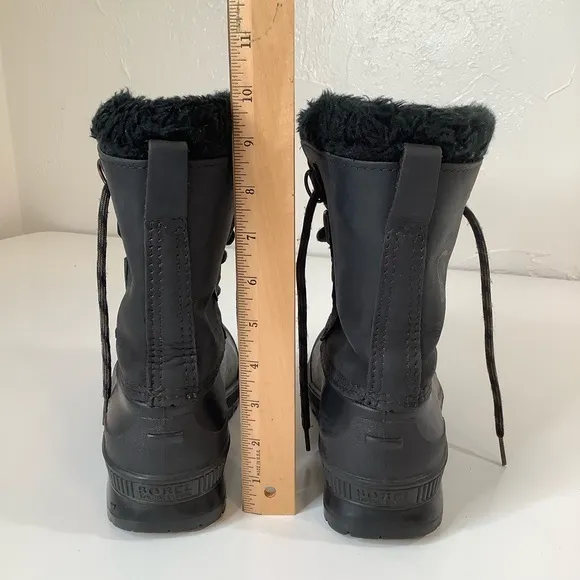 Sorel Badger waterproof fur lined winter snow boots SZ 8
