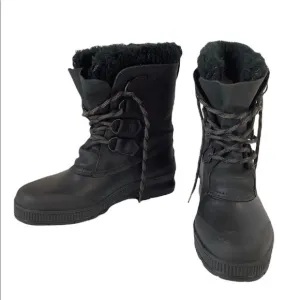 Sorel Badger waterproof fur lined winter snow boots SZ 8