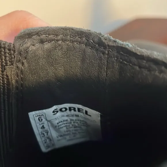 Sorel Brex heeled Chelsea boots