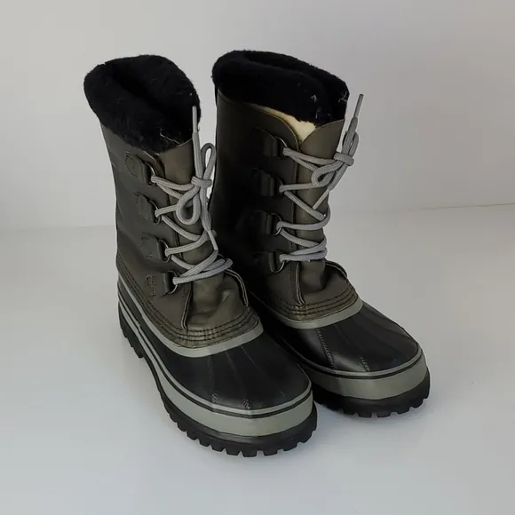 Sorel Caribou Boots Gray Size 6