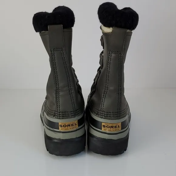 Sorel Caribou Boots Gray Size 6