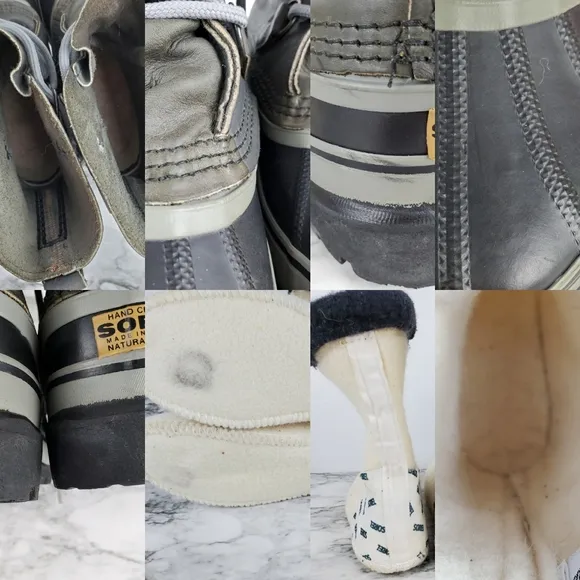 Sorel Caribou Boots Gray Size 6