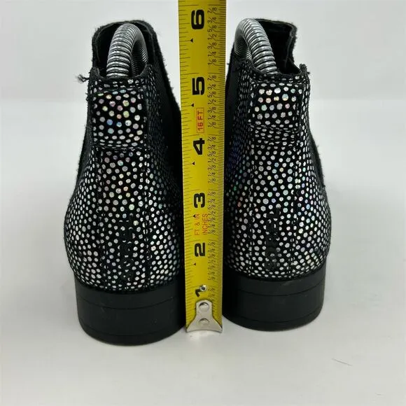 Sorel Girls' Black Sparkle Waterproof Ankle Pull On Chelsea Boots Size 3 Comfort