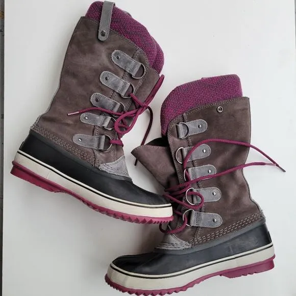 Sorel Joan OF Arctic Knit Shale NL2084051