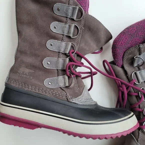 Sorel Joan OF Arctic Knit Shale NL2084051