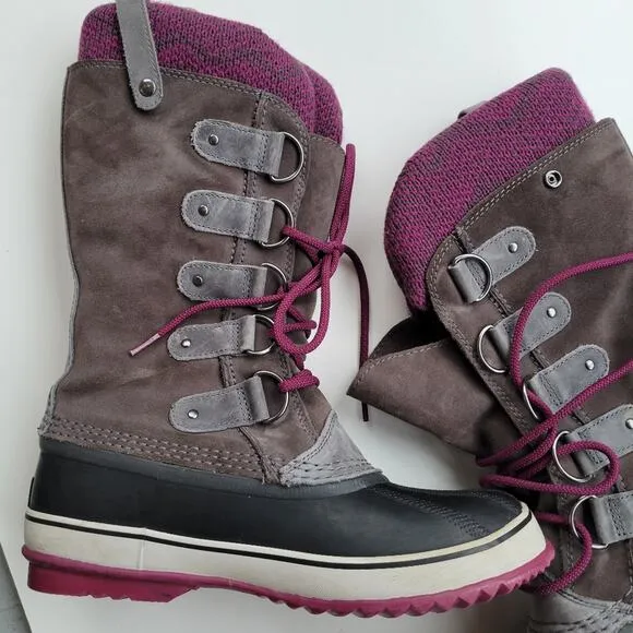 Sorel Joan OF Arctic Knit Shale NL2084051