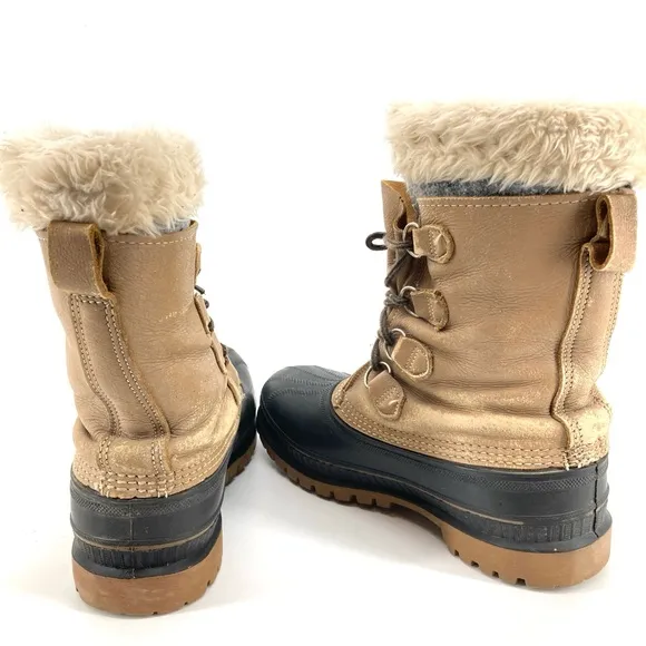 Sorel Kaufman Men's Caribou Boot Waterproof Winter Boots Buff