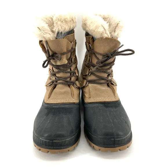 Sorel Kaufman Men's Caribou Boot Waterproof Winter Boots Buff