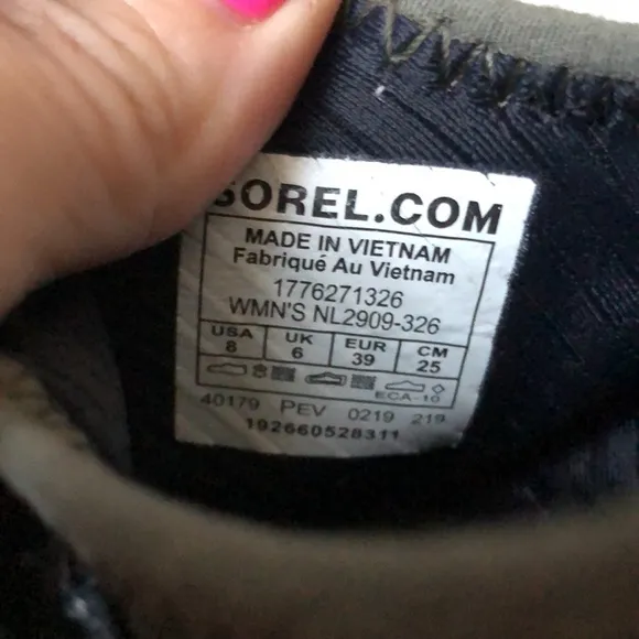Sorel Kinetic Sneak Sneakers Slip On High‎ Top Shoes Black