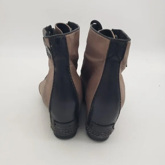 Sorel PDX Lexie Leather Wedge Boots Womens Size 10