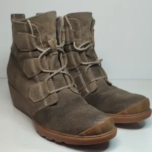 Sorel Toronto Lace Up Boots oiled suede ankle boots womans size 9   EU 40