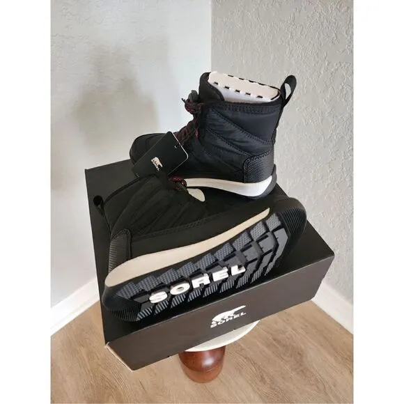 SOREL Whitney II Short Waterproof Insulated Boot, Toddler Size 9, Black, NWT