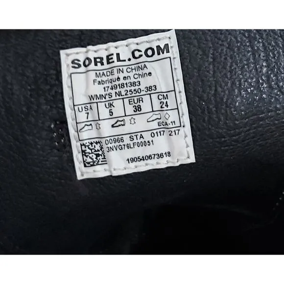 Sorel Women's After Hours Bootie size 7 Nori Army Green Wedge