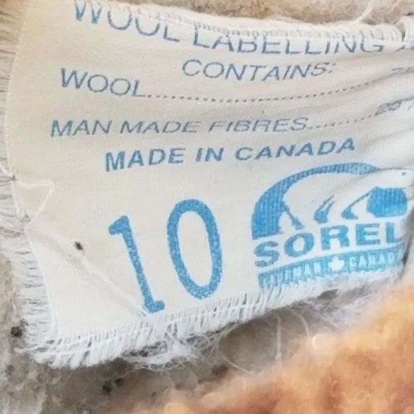 Sorel Caribou Leather Iconic Winter Snow Duck Boots Waterproof Wool Blend Liners