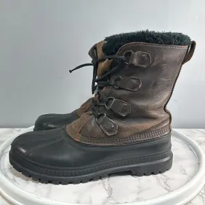 Sorel Men’s Boots sz 10 Steel Shank Waterproof Lace Up Vintage