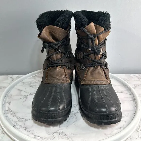 Sorel Men’s Boots sz 10 Steel Shank Waterproof Lace Up Vintage