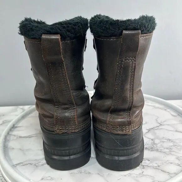 Sorel Men’s Boots sz 10 Steel Shank Waterproof Lace Up Vintage
