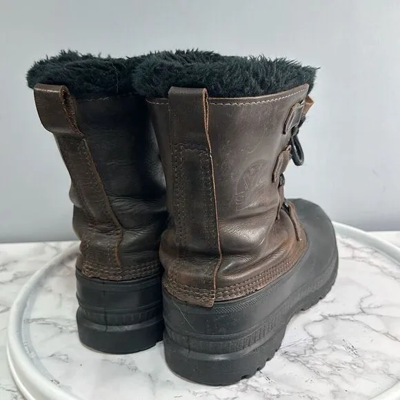 Sorel Men’s Boots sz 10 Steel Shank Waterproof Lace Up Vintage