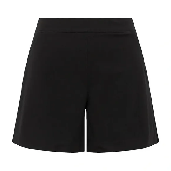 SPANX On The Go Polished 6” Classic Black High Rise Stretch Shorts Size X-Small