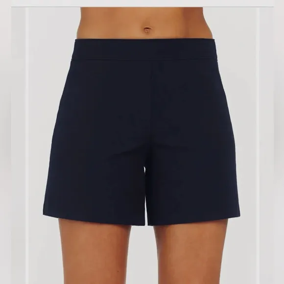 SPANX On The Go Polished 6” Classic Black High Rise Stretch Shorts Size X-Small