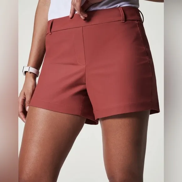 Spanx Sunshine Shorts 4&quot; • Washed Red