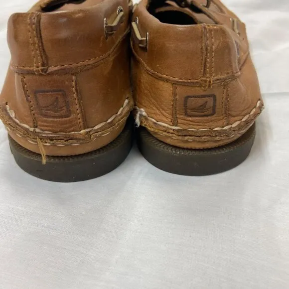 SPERRY light Brown Slip-On Deck Shoes size 10M