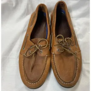 SPERRY light Brown Slip-On Deck Shoes size 10M