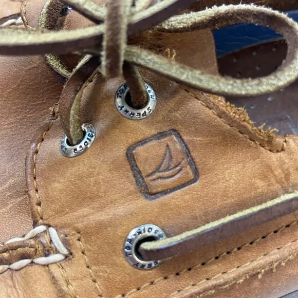 SPERRY light Brown Slip-On Deck Shoes size 10M